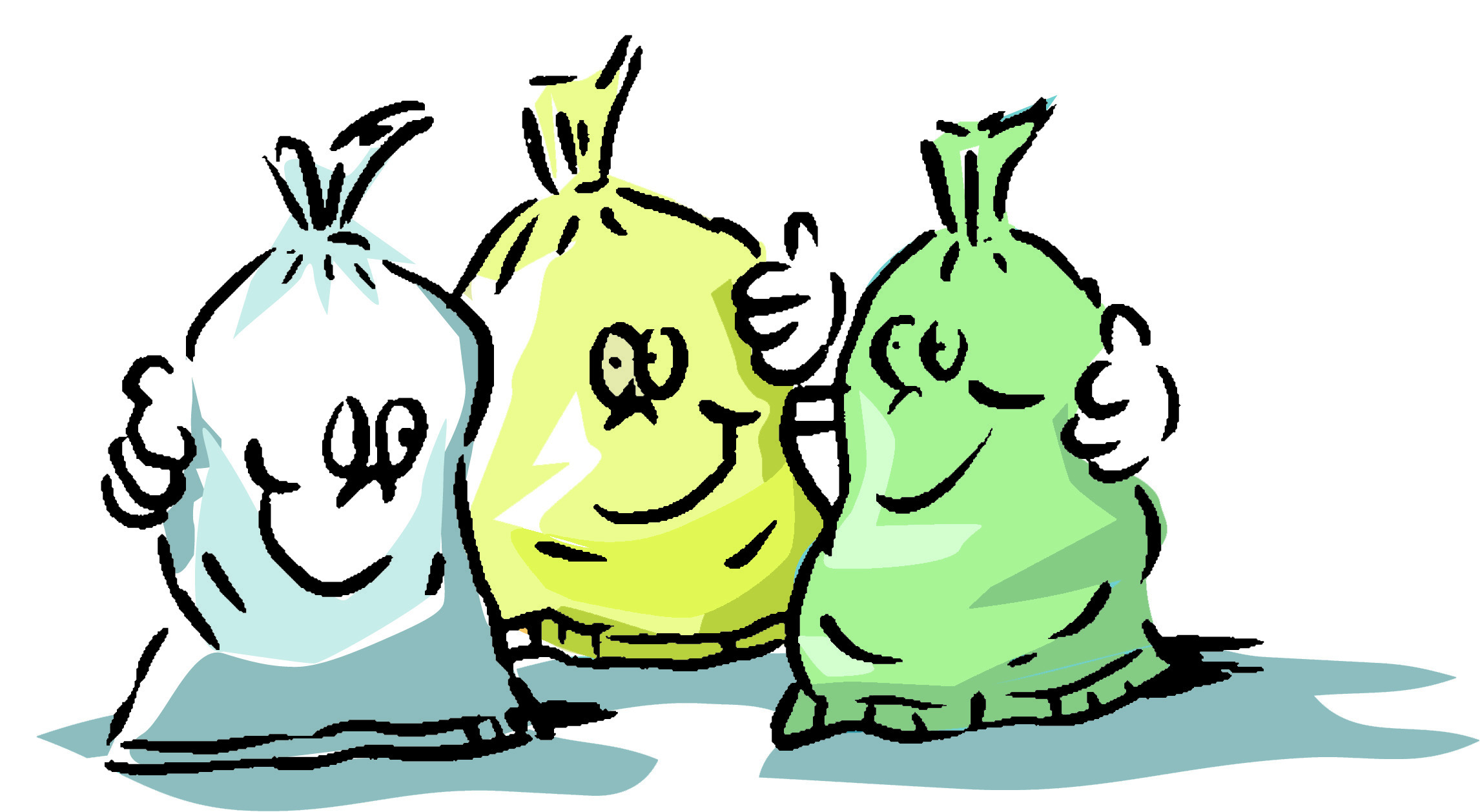 Wichtiger Hinweis für Gewerbebetriebe: Entsorgung von gelben Säcken